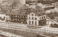 Bahnhof um 1902