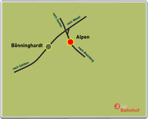 Alpen Bönninghardt nach Geldern nach Wesel nach Xanten nach Rheinberg